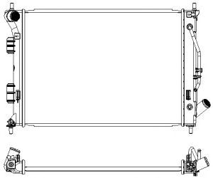 SAKURA AUTOMOTIVE 32218511 -  Радиатор, охлаждение двигателя